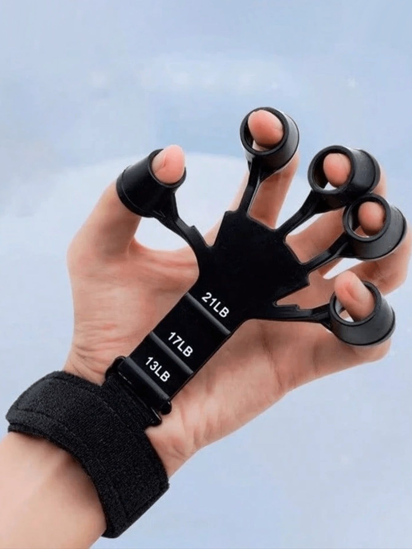 

Finger Exerciser With Adjustable Resistance, Hand Grip Trainer For Arm & Palm Muscle Training And Rehabilitation разноцветный