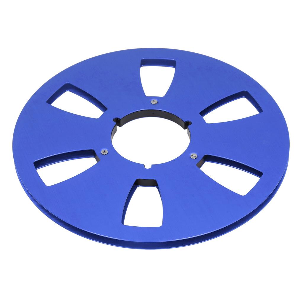 14 10.5 Inch Empty Tape Reel 6 Hole Aluminum Alloy Universal Open Reel Sound Tape Empty Reel for