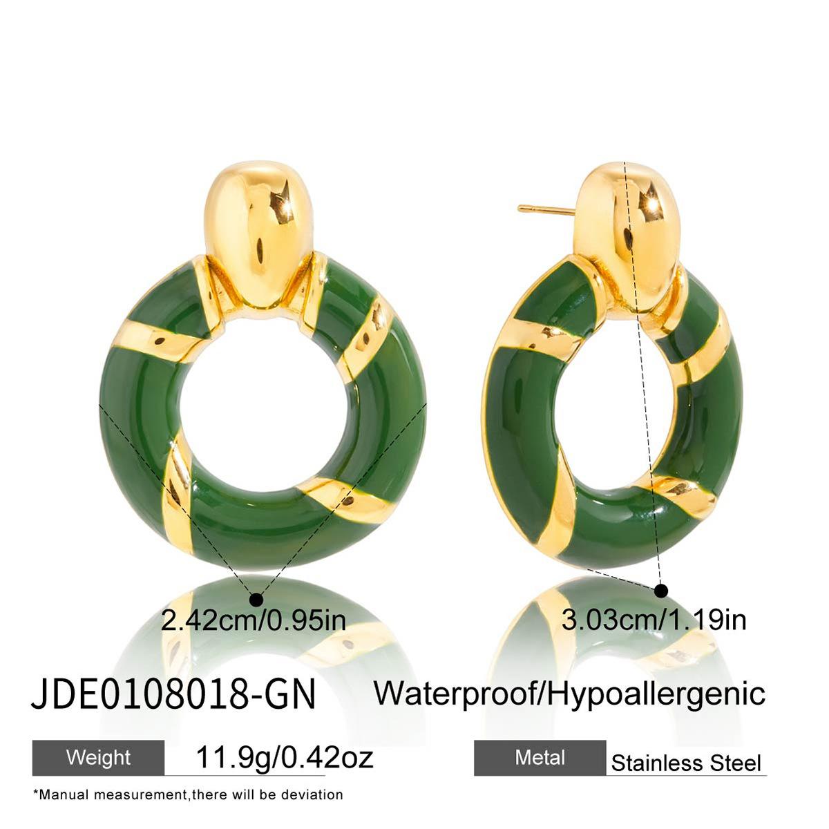 Серьги-гвоздики из титановой стали, серьги с капельным дизайном, нетускнеющие, из нержавеющей стали