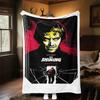 1pc The Shining Outdoor Flannel Blanket Soft Plush Decor for Picnics, camping,Bedroom, Playroom, or Lunch Break, Perfect Gift