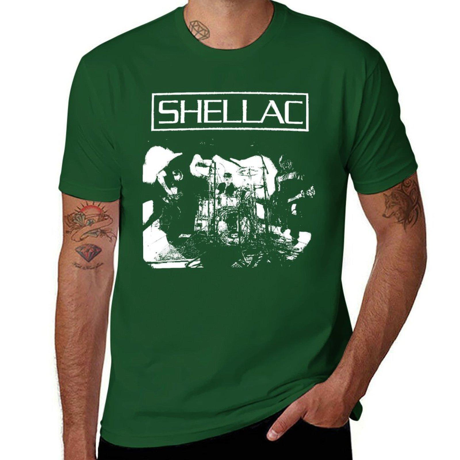 

shellac band T-Shirt quick drying plain tops plus size tops Men s t-shirt 4XL