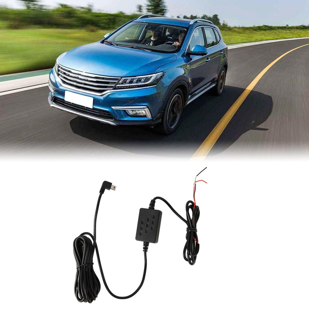 12-5V Car Dash Camera Hard Wire Kit Step Down Converter Drive Recorder Convert Cable