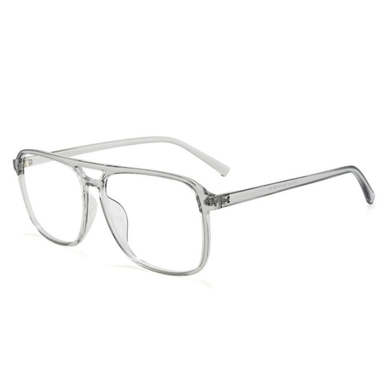 

Blue Light Blocking Nearsighted Glasses Women Men Double Beam TR90 SquareDesign PrescriptionEyewear Spectacle 0 -0.5 -0.75 -1.0 -2.0 To -6.0 0