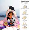 1pc Blanket Gabby's Dollhouse2 Print Design, Lightweight Blanket for Sofa, Bed- Soft &Warm, Gift for All Seasons like Christmas, Halloween