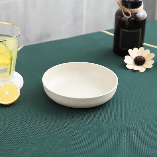 Snackteller, stapelbar, glatte Oberfläche, leicht zu reinigen, großes Fassungsvermögen, erhöhter Boden, runder Mehrzweckteller für Süßigkeiten, Lebensmittel, Obst, Küchenbedarf