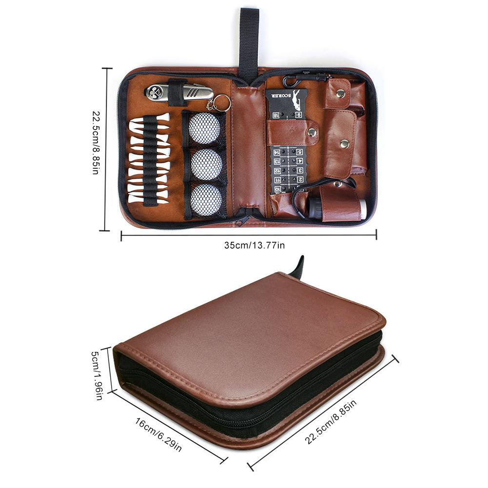 Golf Accessories Storage Bag Golf Trunk Storage Organizer Golf Accessories Set Organizer Case Golf Gifts for Men and Women