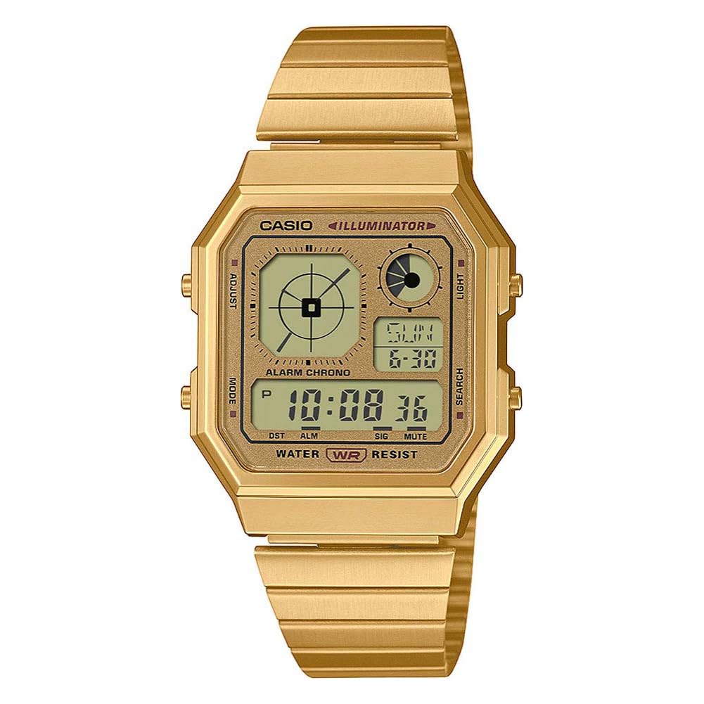 Casio Collection Watch Gold A130WEG-9AEF Men s A130WEG-9AEF-AMZUK, Gold, A130WEG-9AEF-AMZUK. золотой