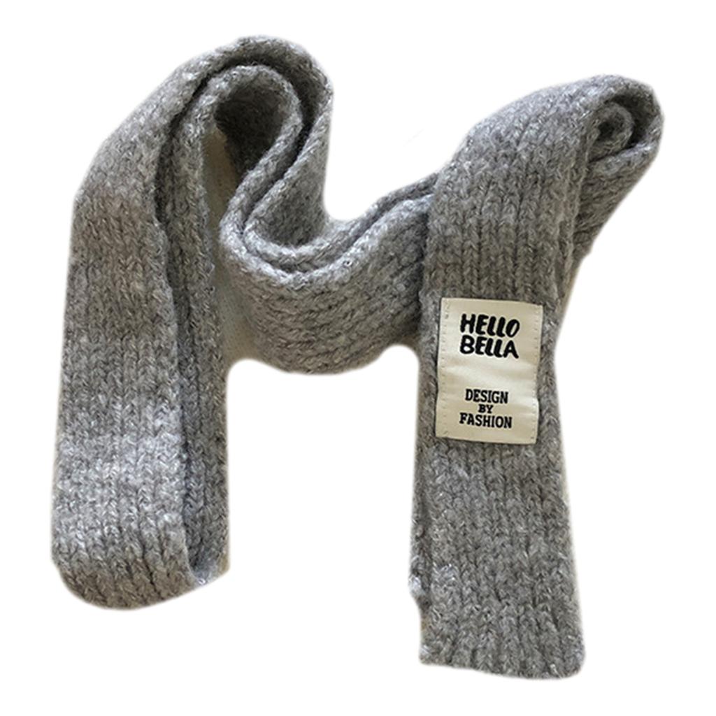 Women Long Thin Scarf Winter Skinny Scarf Lady Maillard Styling Scarf Casual Travel Shopping Taking Photo Scarf for Teen