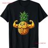 NEW Funny Muscular Pineapple with Abs Design Best Idea T Shirt S 3XL Vintage Washed Soft Graphic Slightly Unisex Homme