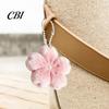 Tote Bag Keychain 1/2/3Pcs Pendant, Soft Plush Cherry Blossom Design Key Chain, Pink Floral Accessory Style Backpack Holder, Portable for Bags