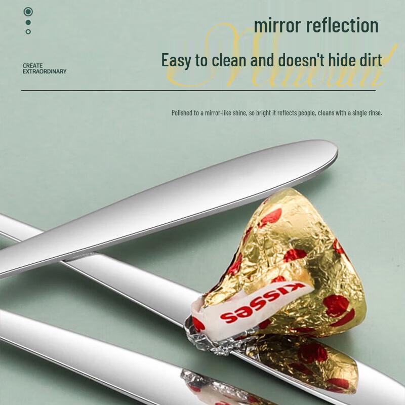 Qīwēi 5-Piece 304 Stainless Steel Fruit & Dessert Fork Set