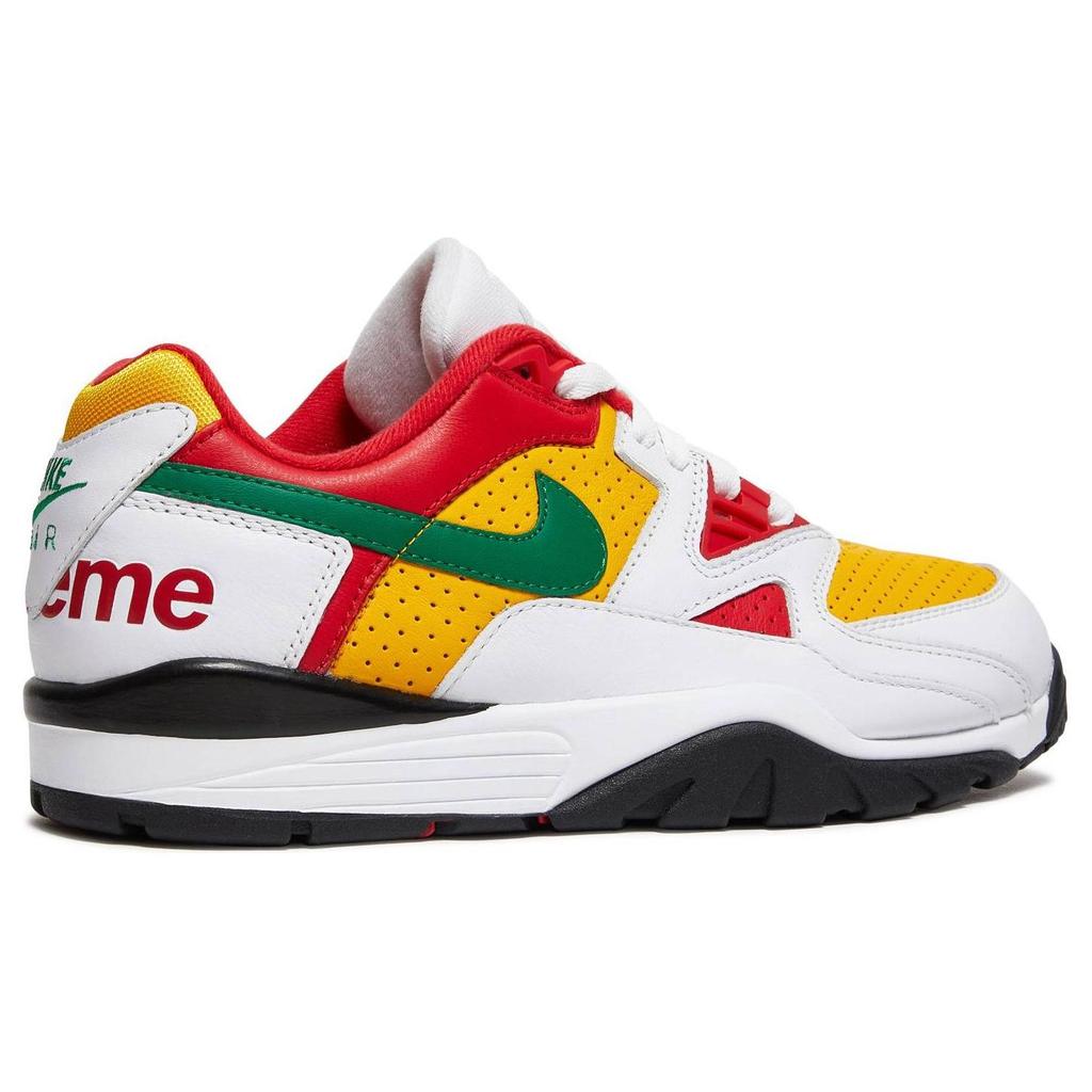 Supreme X Nike Air Cross Trainer 3 Low White University Gold Men Sneakers Pine-Green CJ5291-100