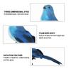 12PCS L005 Foam Artificial Simulation Vivid Feather Bird Ornaments DIY for Wedding Home Garden