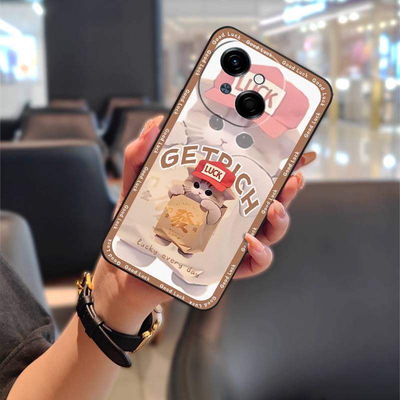 Couple Cute Phone Case For Tecno POP9 4G/Spark GO 1/GO1S/KL4 Full Wrap Protective Anti-knock Dirt-resistant Graffiti TPU