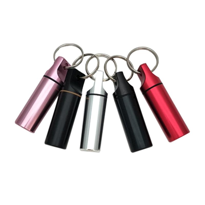 Emergency Medicine Container Tiny Size Lightweight Traveling Camping Supplies Metal Waterproof Daily for Pill for Case R