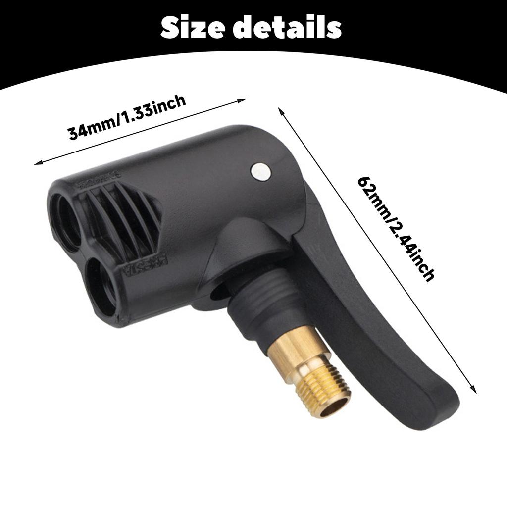 Tire Air Pump Connector Tire Inflator Hose Adapter No Air Leakage Air Compressor Pump Tire Chucks For Air Compressor Attachments