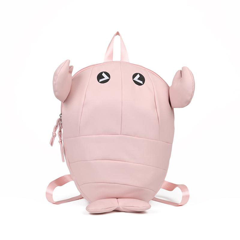 

Crawfish Backpack Unisex Large Capacity Travel Backpack розовый
