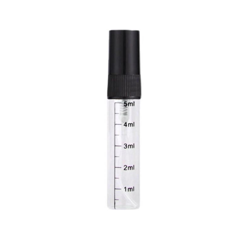1 Stück 2ml 3ml 5ml 10ml Skalenglasflasche Nachfüllbarer Sprühzerstäuber Leere Parfüm-Reise-Zerstäuber Kosmetikbehälter Proben-Testfläschchen