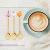 2026 Best!! Halloween Elements Spoon Dessert Scooping Golden Resin Material 6Pcs For Family Dining