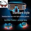 Voice-Controlled LED Trendy Light-Up Shutter Glasses for Festivals