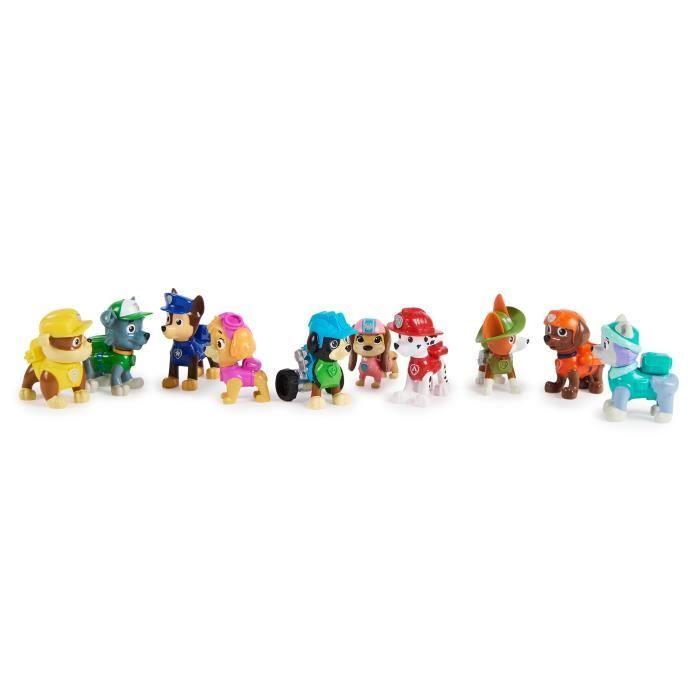 Coffret 10 Figurines Pat' Patrouille 10ème Anniversaire - PAW PATROL