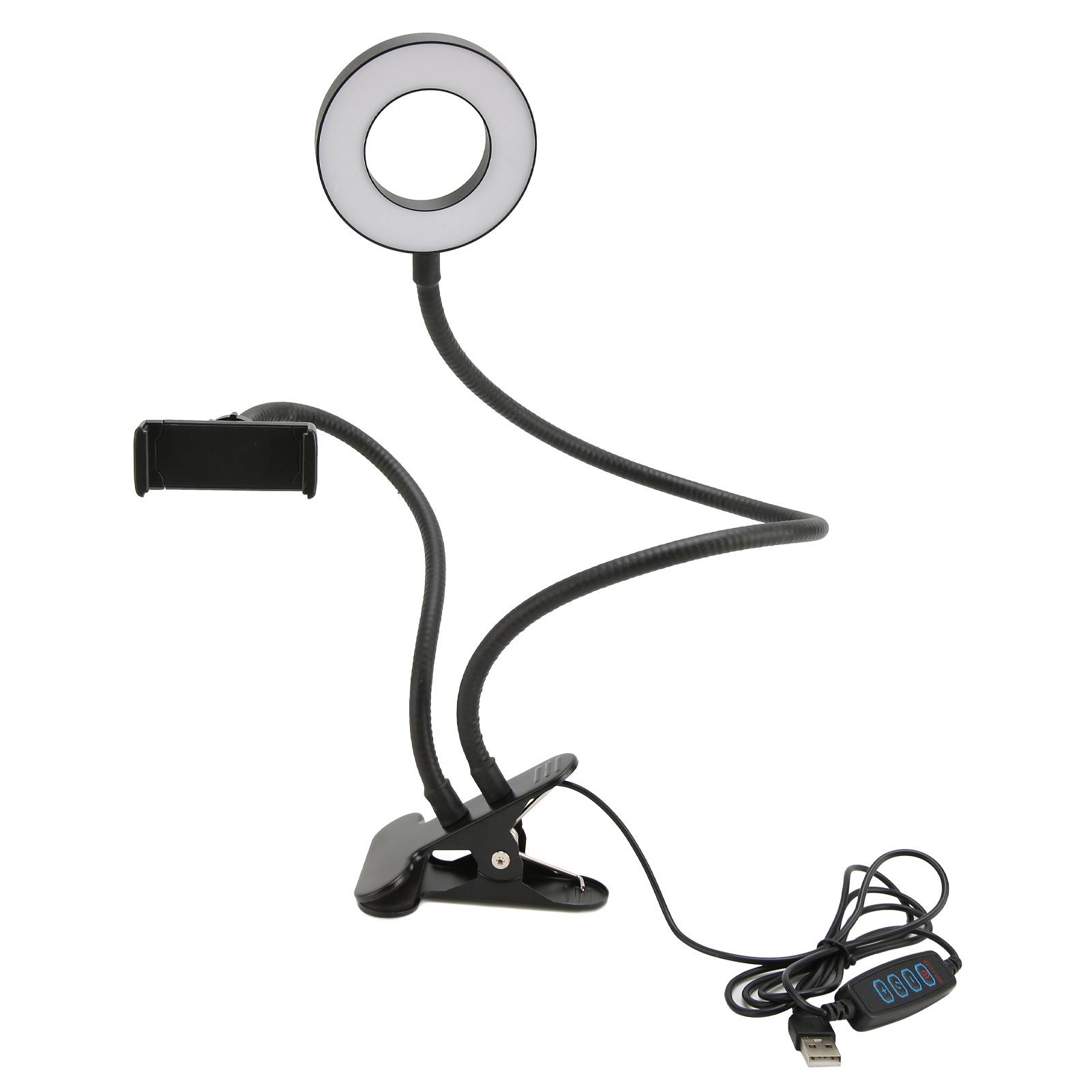

Selfie Light 10 Levels Brightness 3 Light Colors 5000K LED Camera Light for Salon Make Up