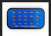 100W 20-Port USB Charger, High-Power 5V/2A Multi-Port Charging Station