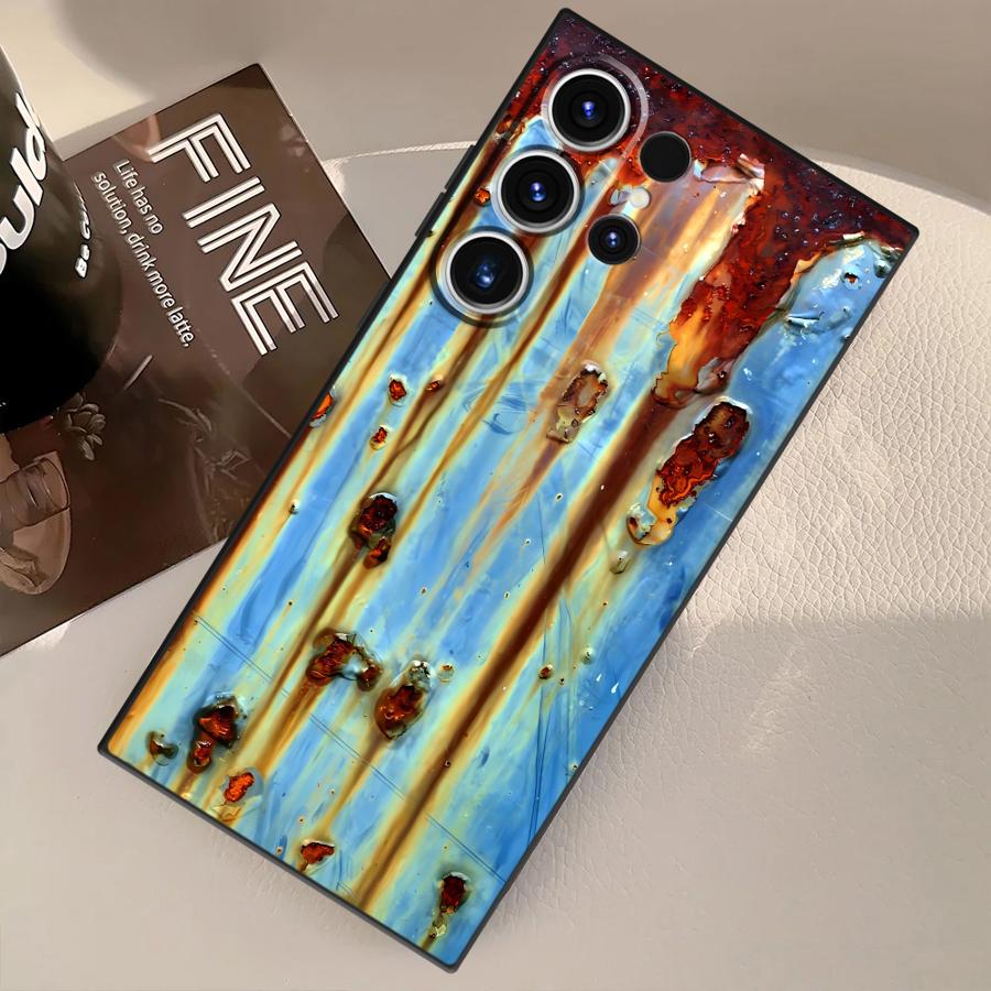 Rust Marks Case for Samsung Galaxy S9 S24 Plus S23 FE S20 S25 Ultra S22 S21 Funda Phone Cover