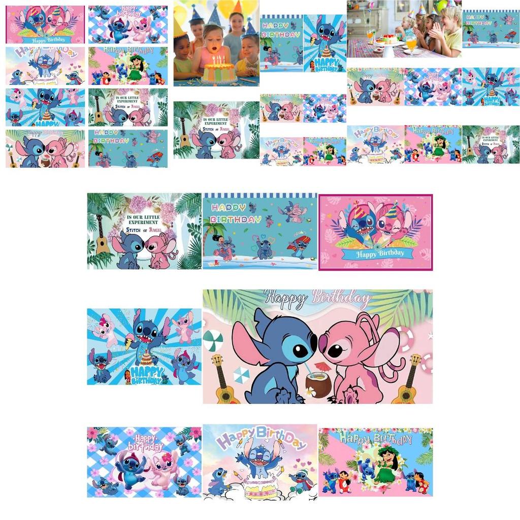 Lovely Lilo Stitch Party Studio Decors Background For Birthday Celebrations!
