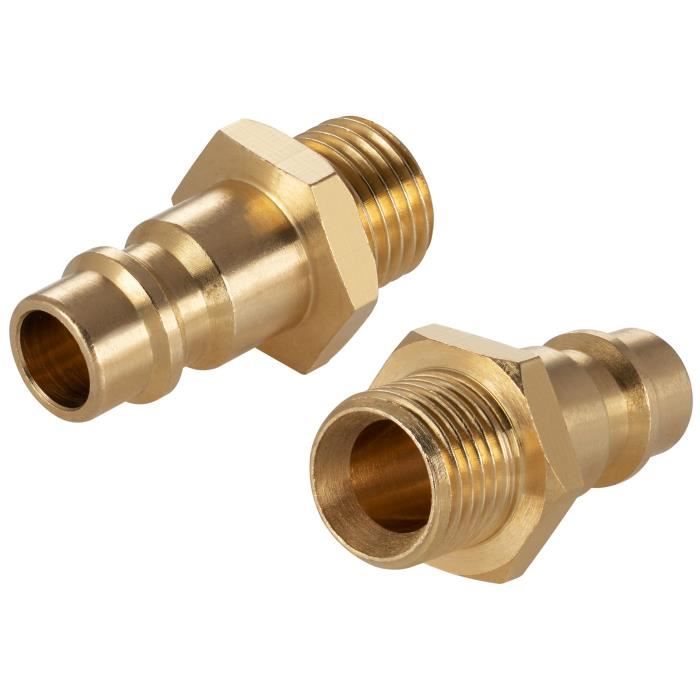 Embout pour air comprimé NW 7,2 avec filetage mâle 1/4" pour le raccordement à l'air comprimé