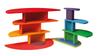 Grimm's Rainbow Semi-Circle Wooden Building Blocks, Educational Toy, Pretend Play Board, 18.5cm H x 37cm W x 0.8cm D (Largest Part)