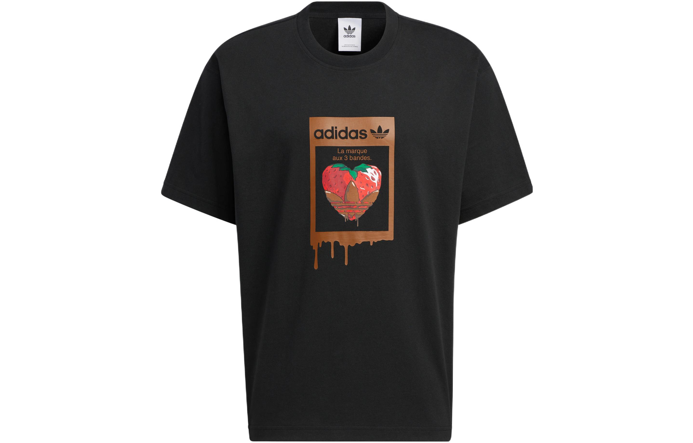 Adidas Originals VALENTINE S T Shirt Unisex Black HZ5353 S