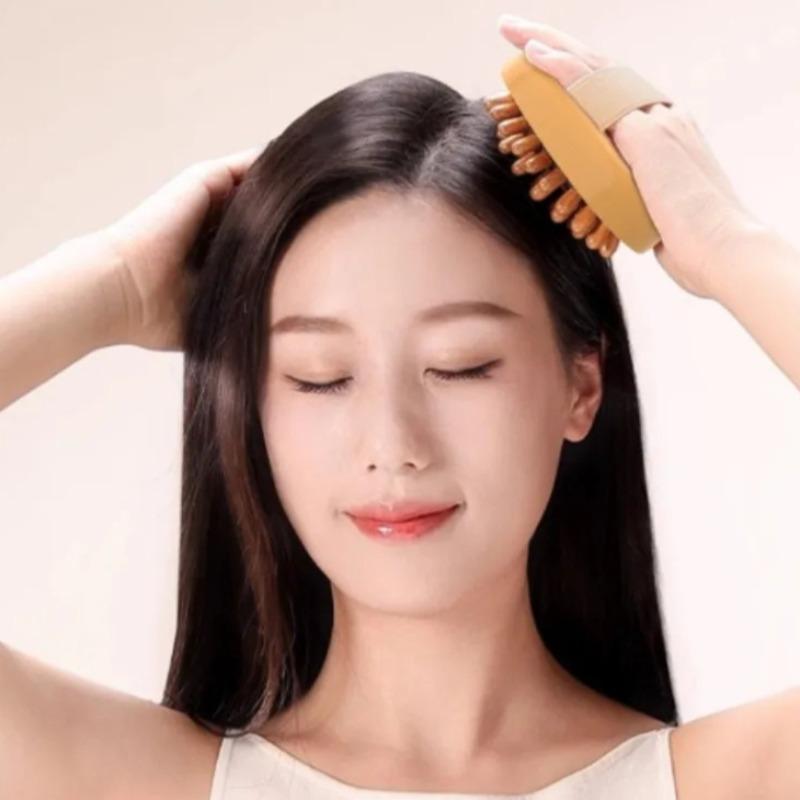 1pc Body Anti Cellulite Brush Soothing  Essential Oil Spa Air Cushion Massage Hair Comb Scalp Massage Brush Body Massager
