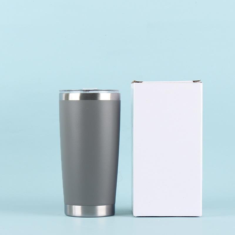 Font Back LOGO Text  Cute Thermos Bottle Tumbler 20OZ Car Mug Beer Wine Milk Water Thermal Cup Portable Sport Water Bottle Gift