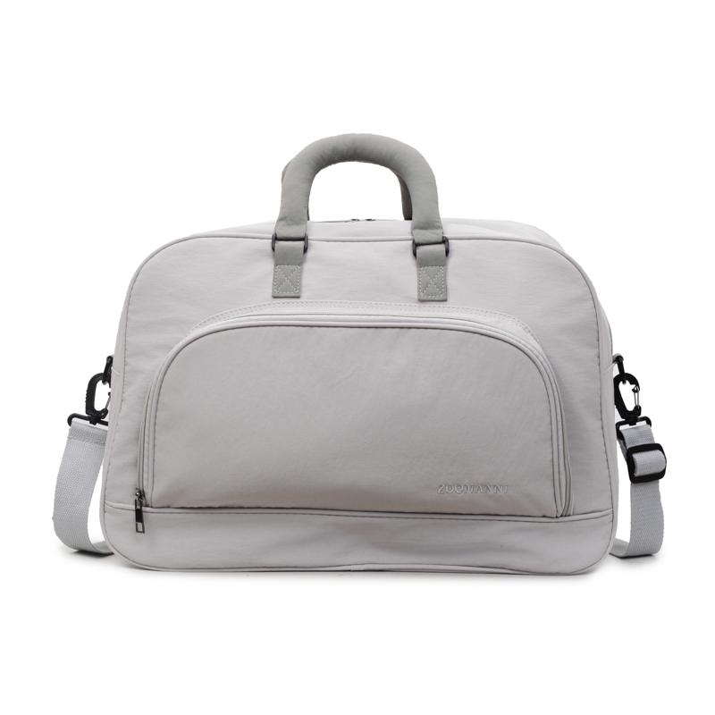 Geantă de călătorie portabilă în culori contrastante, geantă sport pentru bărbați și femei, pentru antrenament, fitness, călătorie, capacitate mare, geantă duffel