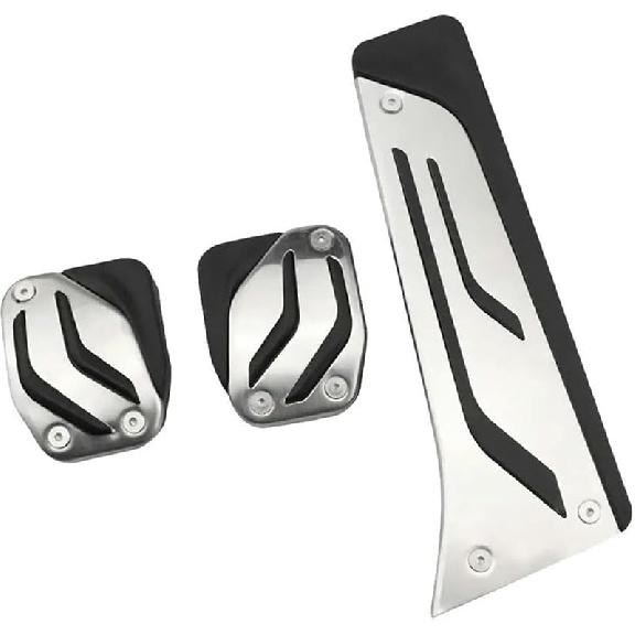 Car Gas Clutch Brake Foot Pedal Pad Cover Set for B/MW for F20 F30 F31 316i 320i 328i 1 3 for 4 Series RHD Footrest Pedal Pad Gas Brake Foot Pedal Mt Without Rest