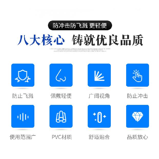 Transparent safety goggles, protective eyewear for labor protection, industrial UV protection glasses, dust-proof glasses