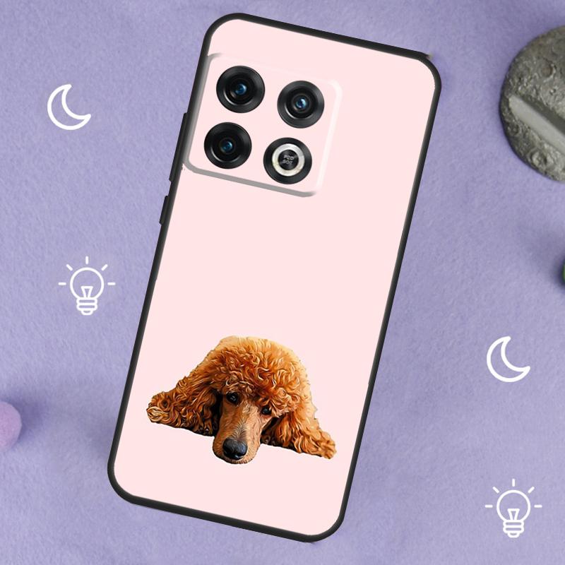 Poodle Dog Cartoon For OnePlus 13T 13R 12R 10R 10T 8T 11 12 13 15 Case For OnePlus Nord 5 CE 2 3 4 Lite N20 N30