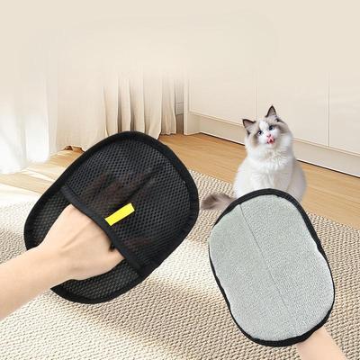 Removedor Electrostático de Pelo para Mascotas, Una Herramienta Mágica para Eliminar Pelo Pegajoso y Pelo Suelto, Guante Cepillo Lavable, Cepillo para Gatos
