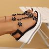 Thick-soled Sandals, Beach Shoes, Women's Plus-size Wedge Heels, New and Fashionable Styles