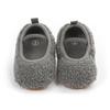 Warm Cotton Furry Baby Walking Shoes for 0-1 Year Olds - Indoor Autumn/Winter Wear