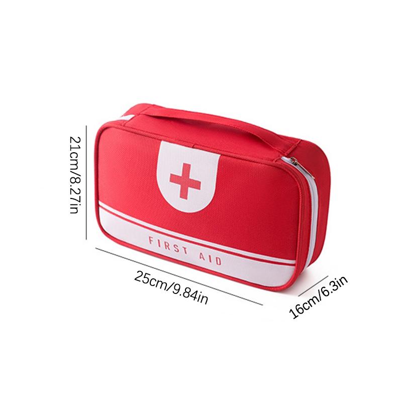 1Pc-Portable Emergency Medical Bag First Aid Storage Box For Household Outdoor Travel Camping Equipment Medicine Survival Kit