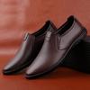 Herrenschuhe aus echtem Leder, lässige Business-Schuhe, leichte Halbschuhe, rutschfeste Fahrschuhe, Wanderschuhe der Luxusmarke, Mokassins