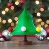 3D Printed Rotating Christmas Tree Ornament - Creative Desktop Decoration Model