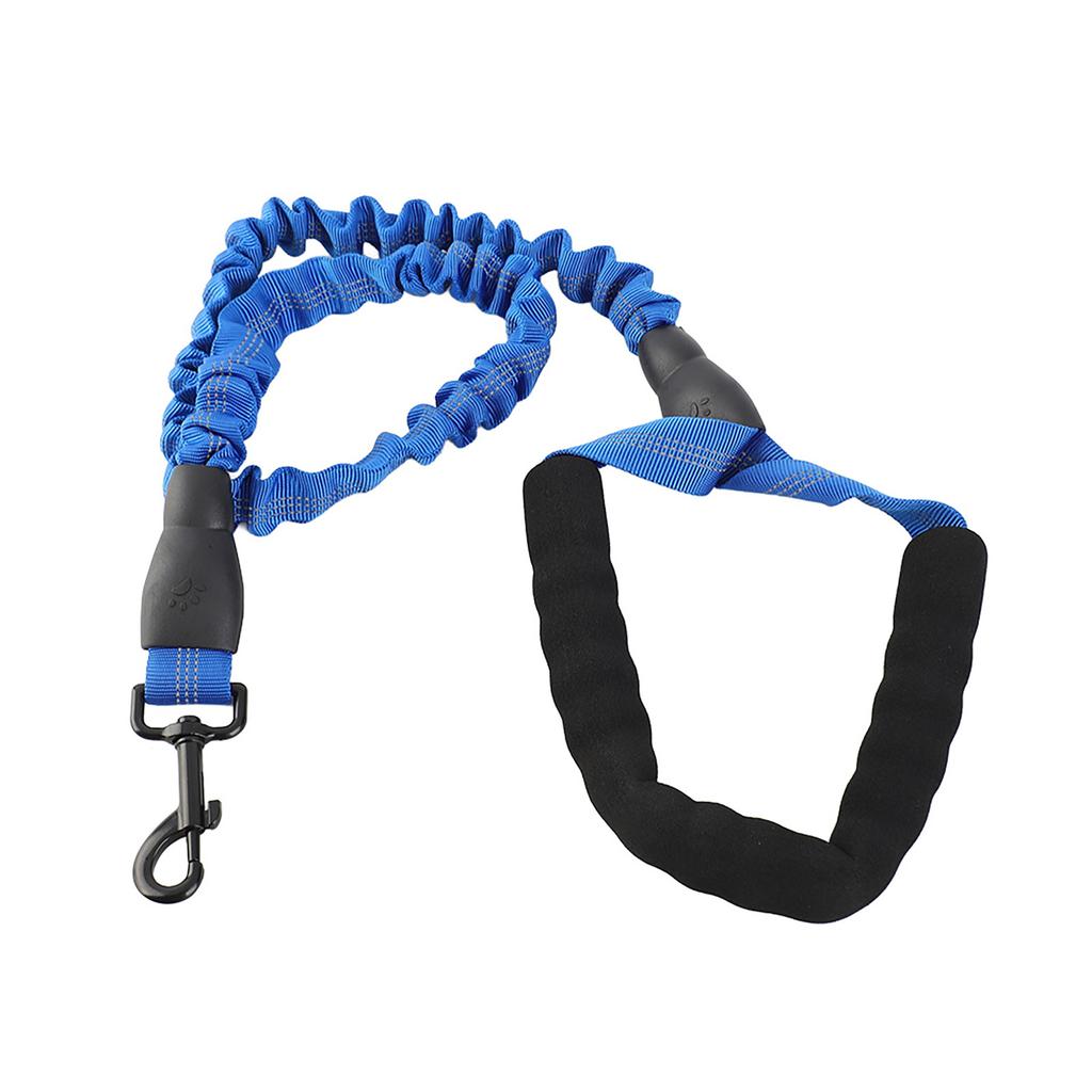 3.28ft Strong Rope Dog Elastic Leash With Comfortable Handle Dog Walking Training Leash(Blue)