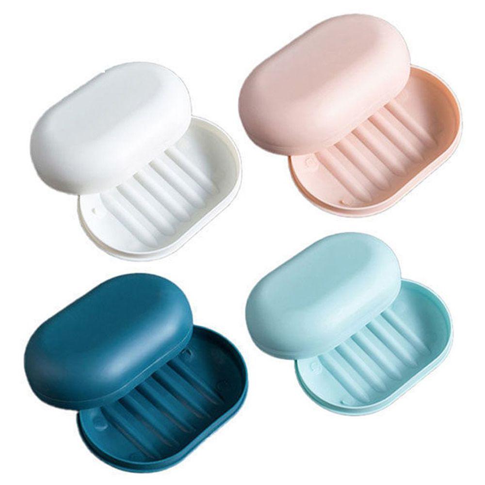 

2Pcs Reusable Travel Shower Holder Soap Case Soap Box Dish Holder Bathroom Container