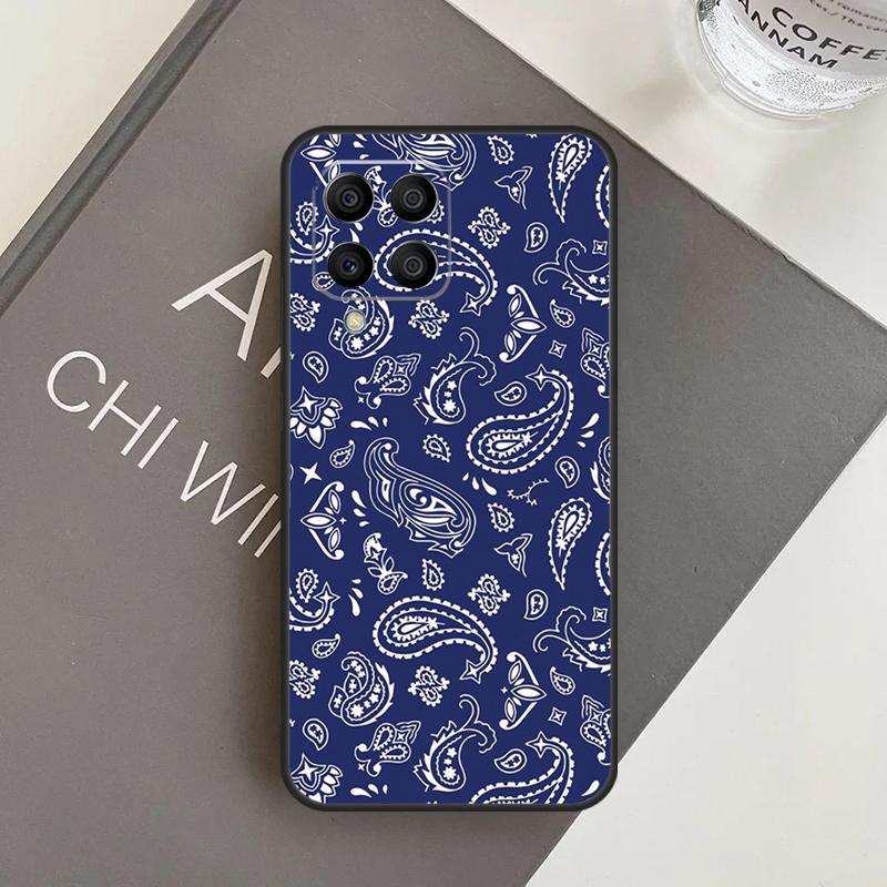 

Blue Bandana Case For Samsung Galaxy M20 M32 M52 M56 M06 M16 M36 M54 M34 M14 M35 M55 M15 M11 M31 M13 M53 Samsung M55