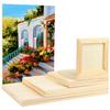 15 Pack Unfinished Wood Canvas Panels Kit 11.8x7.9 Inch Wooden Panel Boards