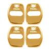4Pcs Car Logo Door Lock Protector Stickers for Cadillac CTS CT4 CT5 CT6 XT4 XT5 XT6 Anti-Rust Cover Accessories svagd99