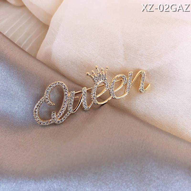 Trendy Cute Korean Brooch Pin: Internet Celebrity Queen Style